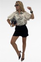 camicia con ricami sul davanti nova